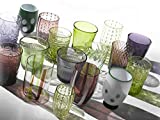 Zafferano - Melting Pot Set 6 Vasos Mixto Verde / Amatista MP00199